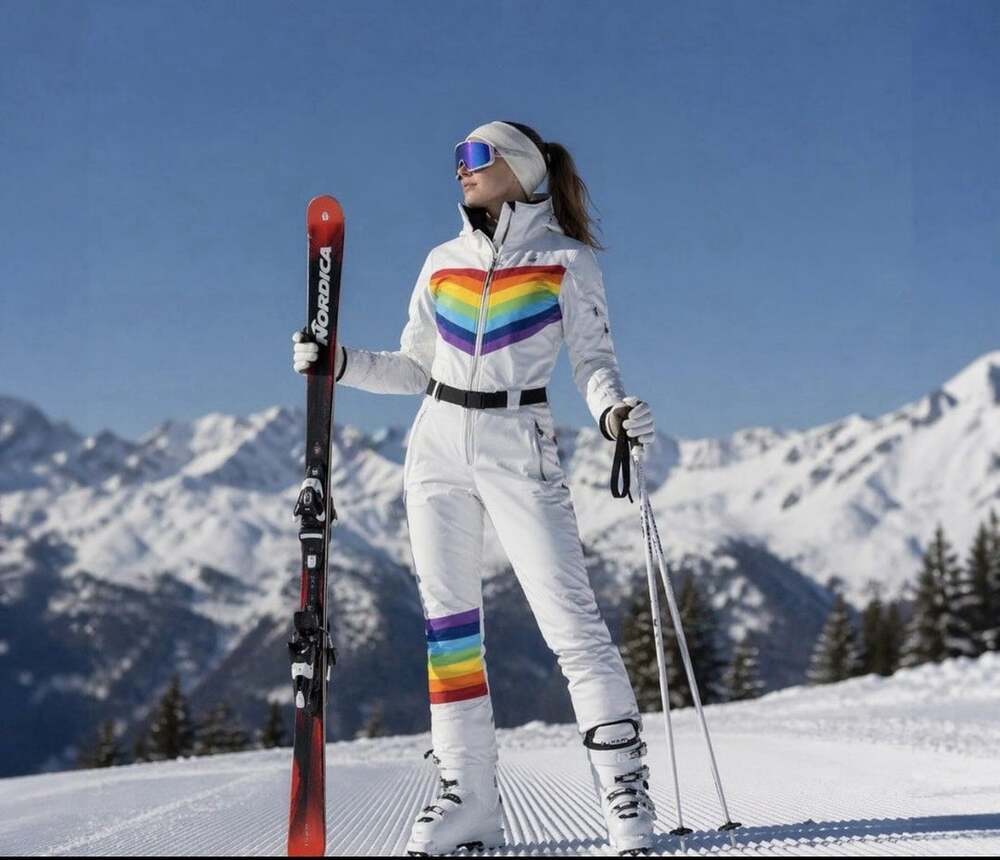 OOSC Female’s Rainbow Road Ski Suit Size XL New with tags MSPR $549